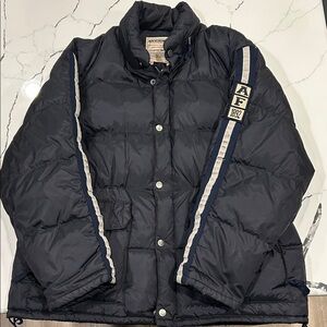 Abercrombie & Fitch Mens Down Puffer Jacket - Navy